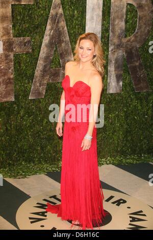 L'actrice Kate Hudson nous assiste à la 2012 Vanity Fair Oscar Party at Sunset Tower à Los Angeles, USA, 26 février 2012. Photo : Hubert Boesl Banque D'Images