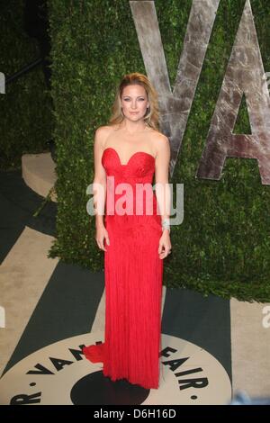 L'actrice Kate Hudson nous assiste à la 2012 Vanity Fair Oscar Party at Sunset Tower à Los Angeles, USA, 26 février 2012. Photo : Hubert Boesl Banque D'Images