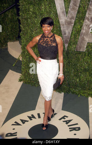 Actrice américaine Regina King assiste à la 2012 Vanity Fair Oscar Party at Sunset Tower à Los Angeles, USA, 26 février 2012. Photo : Hubert Boesl Banque D'Images