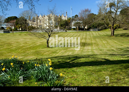 19e siècle l'abbaye de singleton partie de l'université de Swansea au Pays de Galles UK Banque D'Images