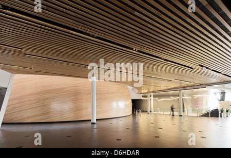 Planétarium de Montréal, le parc olympique, complexe par les architectes Cardin Ramirez Julien et d'Aedifica, Canada Banque D'Images