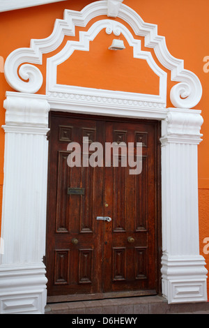 Porte, Bo-Kaap, Cape Town, Afrique du Sud Banque D'Images