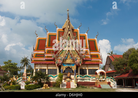 Temple Wat Plai Laem à Koh Samui, Thaïlande Banque D'Images