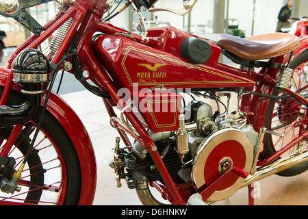 Un particulier de Moto Guzzi C2v moto 1927 Banque D'Images