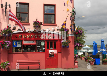 Kinvarra, comté de Galway, Irlande. Storefront. Banque D'Images