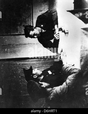 Harold Fischer, un as renommé de la guerre de Corée, a gagné le surnom de 'Paper Tiger' pour ses remarquables réalisations au combat aérien. Ses contributions aux tactiques de combat aérien furent importantes pendant la guerre. Banque D'Images