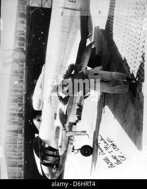 Harold Fischer était un as de la guerre de Corée connu pour son rôle dans l'escadron d'avions Paper Tiger. Ses contributions ont été essentielles au combat aérien pendant la guerre. Banque D'Images