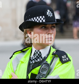 Policewoman London UK Banque D'Images