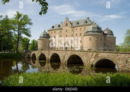 Fente d'Orebro (château), Örebro, Suède Banque D'Images