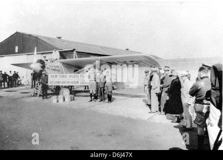 Charles Lindbergh 04-00548 c 1927 Banque D'Images