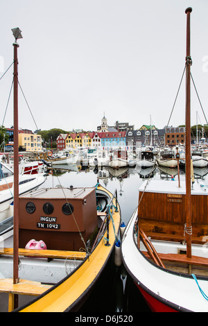 Port de Torshavn, Streymoy, îles Féroé, Danemark, Europe Banque D'Images
