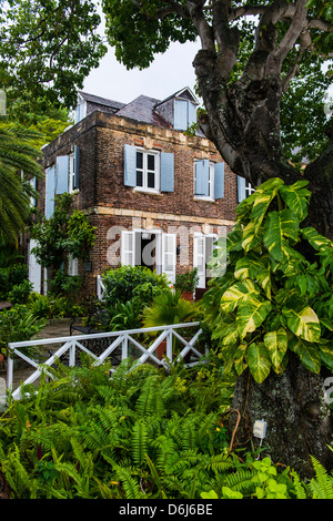 Nelson's Dockyard traditionnels dans l'English Harbour, Antigua, Antigua-et-Barbuda, Antilles, Caraïbes, Amérique Centrale Banque D'Images