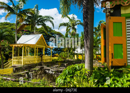 Romney Manor à Saint-kitts, Saint Kitts et Nevis, Iles sous le vent, Antilles, Caraïbes, Amérique Centrale Banque D'Images
