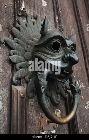 Le sanctuaire Knocker, d'asile à l'époque médiévale, Cathédrale de Durham, UNESCO World Heritage Site, Durham, England, UK Banque D'Images