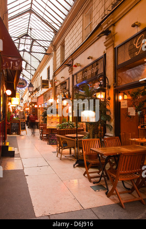 Passage des Panoramas dans le centre de Paris, France, Europe Banque D'Images