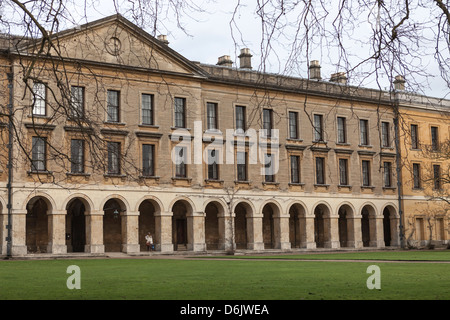 Nouveau bâtiment, Magdalen College, Oxford, Oxfordshire, Angleterre, Royaume-Uni, Europe Banque D'Images