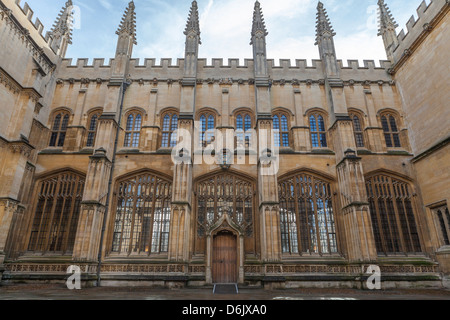 La Bodleian Library, Oxford, Oxfordshire, Angleterre, Royaume-Uni, Europe Banque D'Images