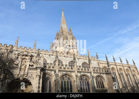 Église de l'Université de Sainte Marie la Vierge, Oxford, Oxfordshire, Angleterre, Royaume-Uni, Europe Banque D'Images