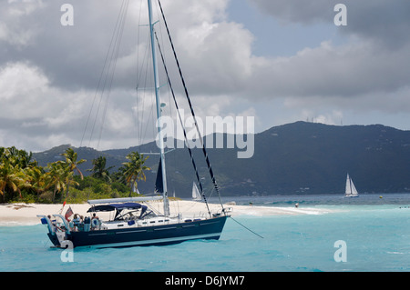 Jost Van Dyke, la plus petite des quatre îles principales des îles Vierges britanniques, Antilles, Caraïbes, Amérique Centrale Banque D'Images