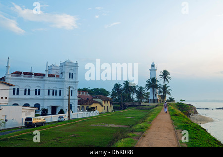 Mosquée, Galle, Province du Sud, Sri Lanka, Asie Banque D'Images