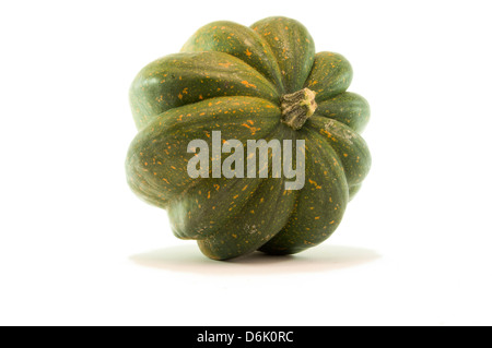 Close up Studio de courge poivrée isolé sur fond blanc avec ombre légère Banque D'Images