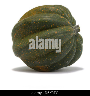 Close up Studio de courge poivrée isolé sur fond blanc avec ombre légère Banque D'Images