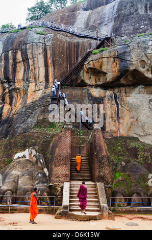 Sigiriya, UNESCO World Heritage Site, North Central Province, Sri Lanka, Asie Banque D'Images