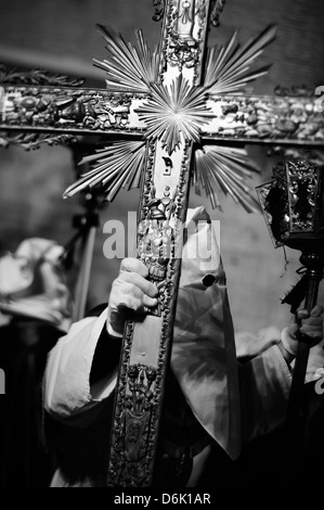 Chieti, Italie - Vendredi Saint Procession. Banque D'Images