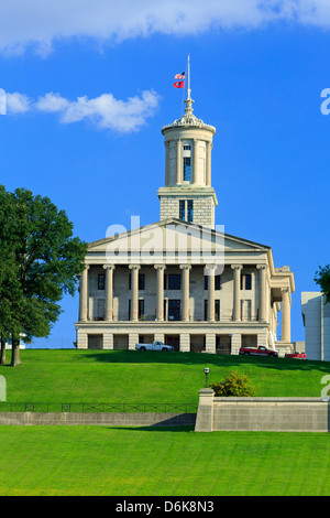 Bicentennial Capitol Mall State Park et Capitol Building, Nashville, Tennessee, États-Unis d'Amérique, Amérique du Nord Banque D'Images