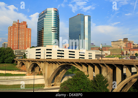 Le centre-ville, Knoxville, Tennessee, États-Unis d'Amérique, Amérique du Nord Banque D'Images