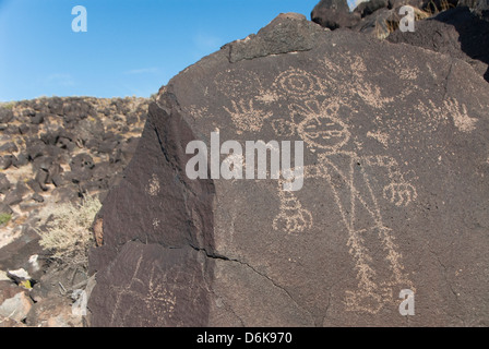 Petroglyph National Monument (Nouveau Mexique, États-Unis d'Amérique, Amérique du Nord Banque D'Images