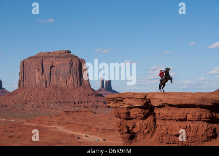 Monument Valley Navajo Tribal Park, Utah, États-Unis d'Amérique, Amérique du Nord Banque D'Images