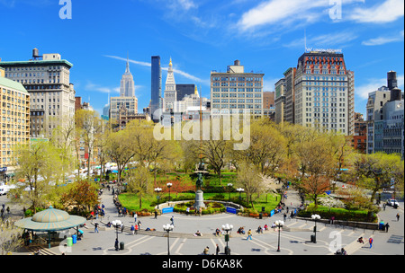 Union Square à New York City Banque D'Images