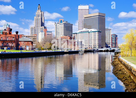 Providence, Rhode Island a été l'une des premières villes établies aux États-Unis. Banque D'Images