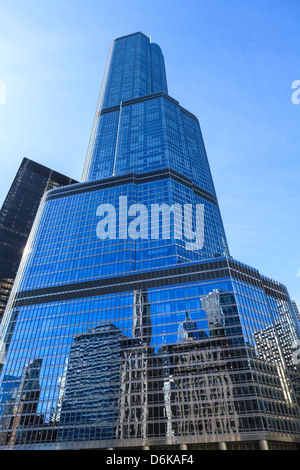 Trump Tower, Chicago, Illinois, États-Unis d'Amérique, Amérique du Nord Banque D'Images