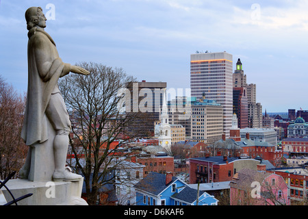 Providence, Rhode Island a été l'une des premières villes établies aux États-Unis. Banque D'Images