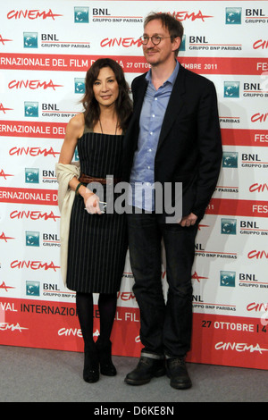 Michelle Yeoh, David Thewlis 6e International Rome Film Festival - 'La Dame' - Photocall Rome, Italie - 27.10.11 Banque D'Images