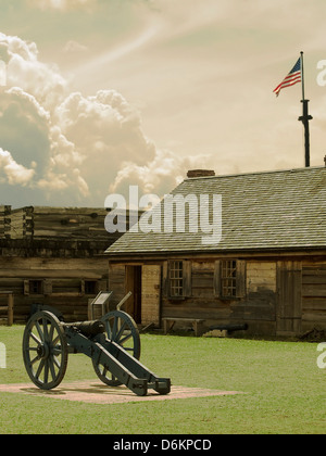 Fort Stanwix à Rome, New York Banque D'Images