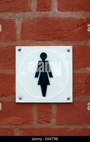 Les toilettes publiques sign Banque D'Images