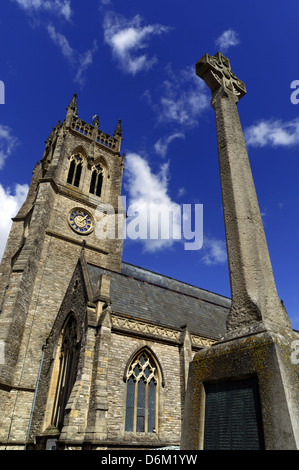 L'église St Thomas, Newport, Isle of Wight, Angleterre, RU, FR. Banque D'Images