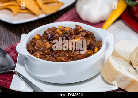 Des Chili con Carne dans un bol Banque D'Images