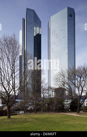 Frankfurt am Main, Allemagne, siège de la Deutsche Bank AG Banque D'Images