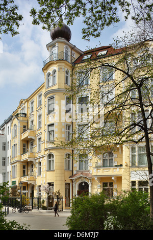 Berlin, Allemagne, ancien bâtiment sur Viktoria-Luise-Platz Banque D'Images