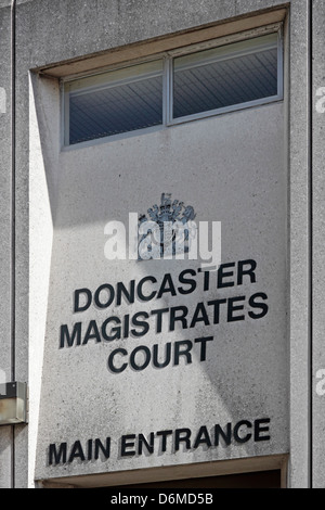 Doncaster Magistrates Court Banque D'Images