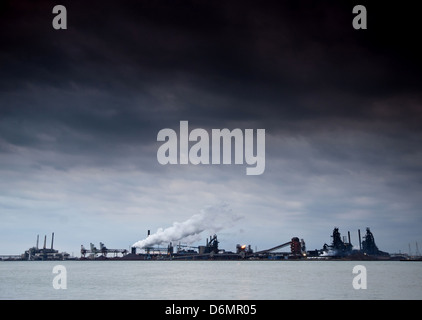 Zug Island de Windsor, Ontario, Canada. Banque D'Images