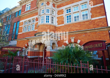 La Cour du Coroner Horseferry Road Westminster London UK Banque D'Images