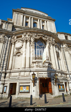 Extérieur de la Methodist Central Hall Story's Gate, Westminster London UK Banque D'Images