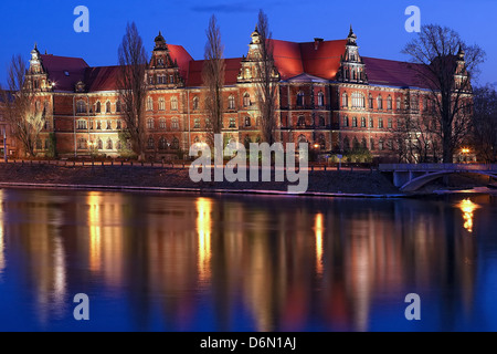 Le Musée National à Wroclaw Pologne Banque D'Images
