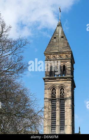 Clocher de l'église paroissiale de St George Jesmond Newcastle, Angleterre du Nord-Est Banque D'Images