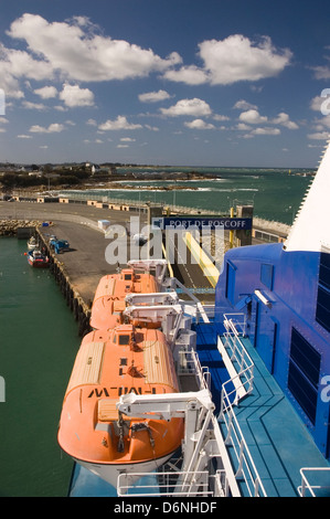 Port de Roscoff de Brittany Ferries Armorique. Banque D'Images